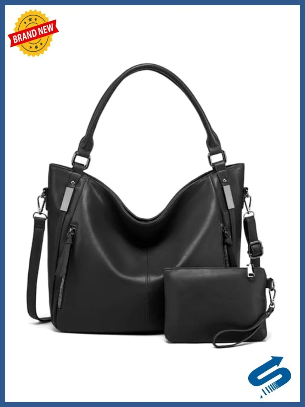 Tote Bag for Women Slouchy Shoulder Hobo Purse Large Vegan Leather Laptop